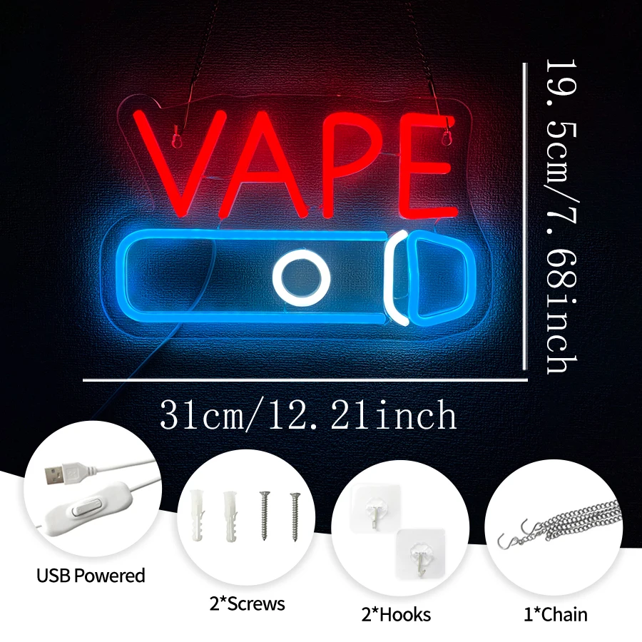LED Neon Lights Business Windo - Vaping Store recensione e prezzo