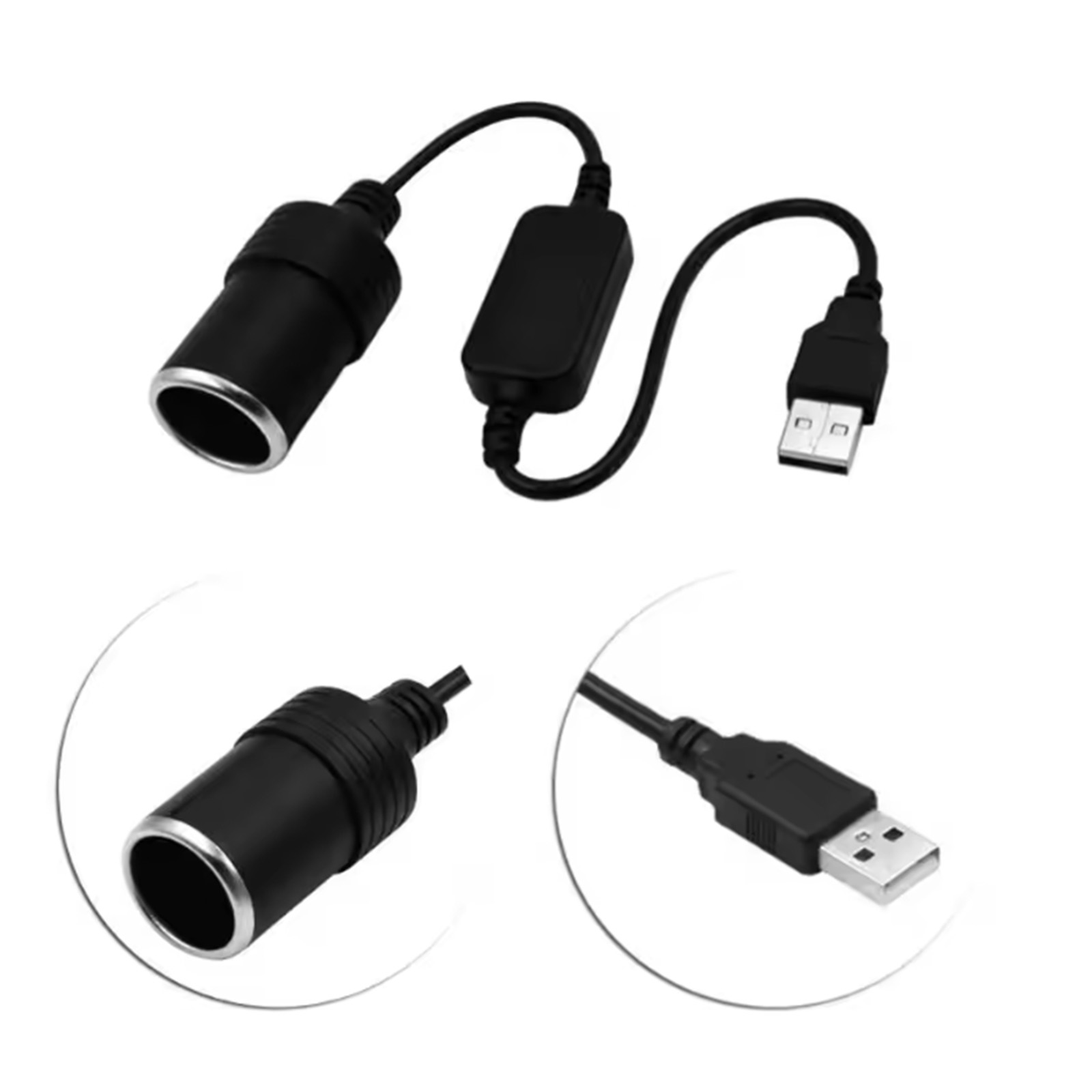 1pc 5V 2A USB To 12V Cigarette - Accessories For Vaping recensione e prezzo