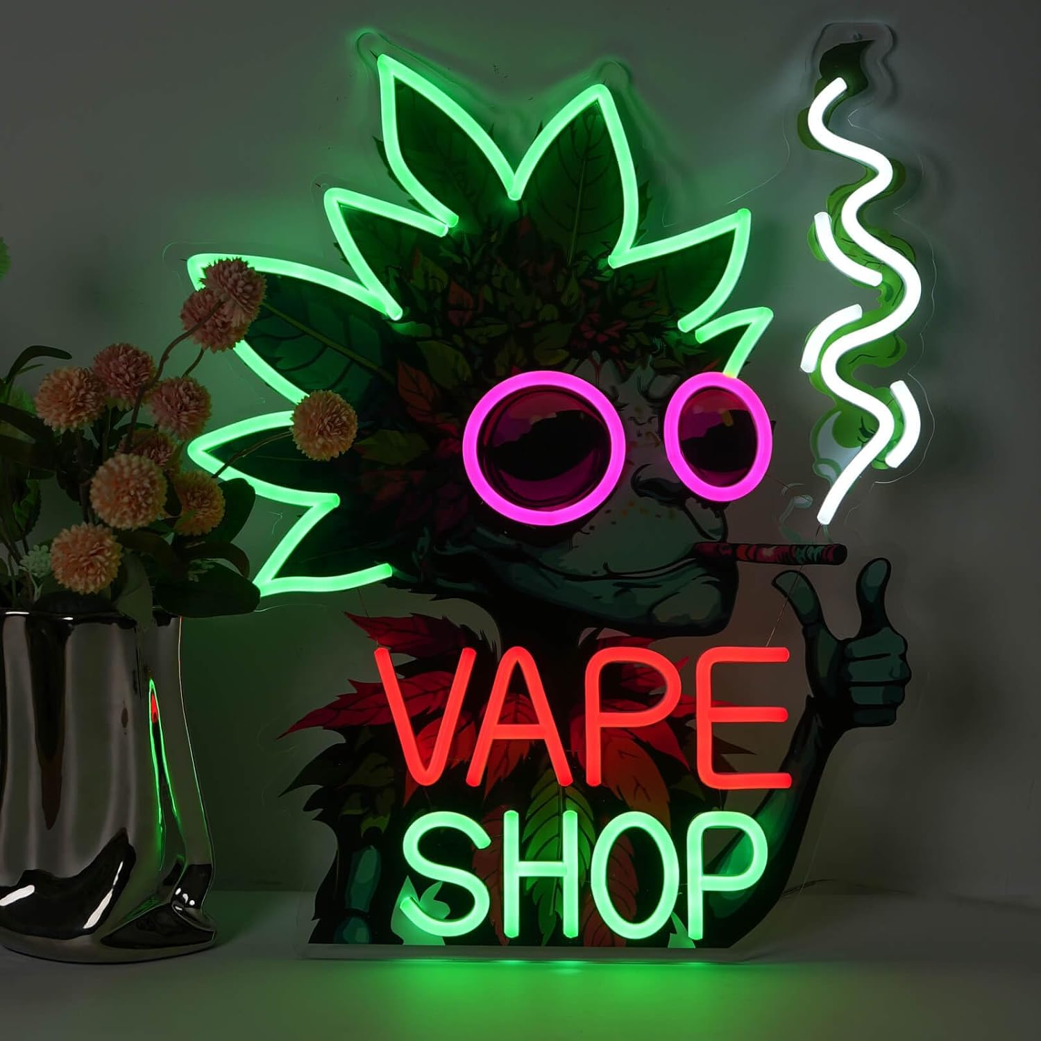 VAPE SHOP Neon Sign Business A - Vaping Store recensione e prezzo