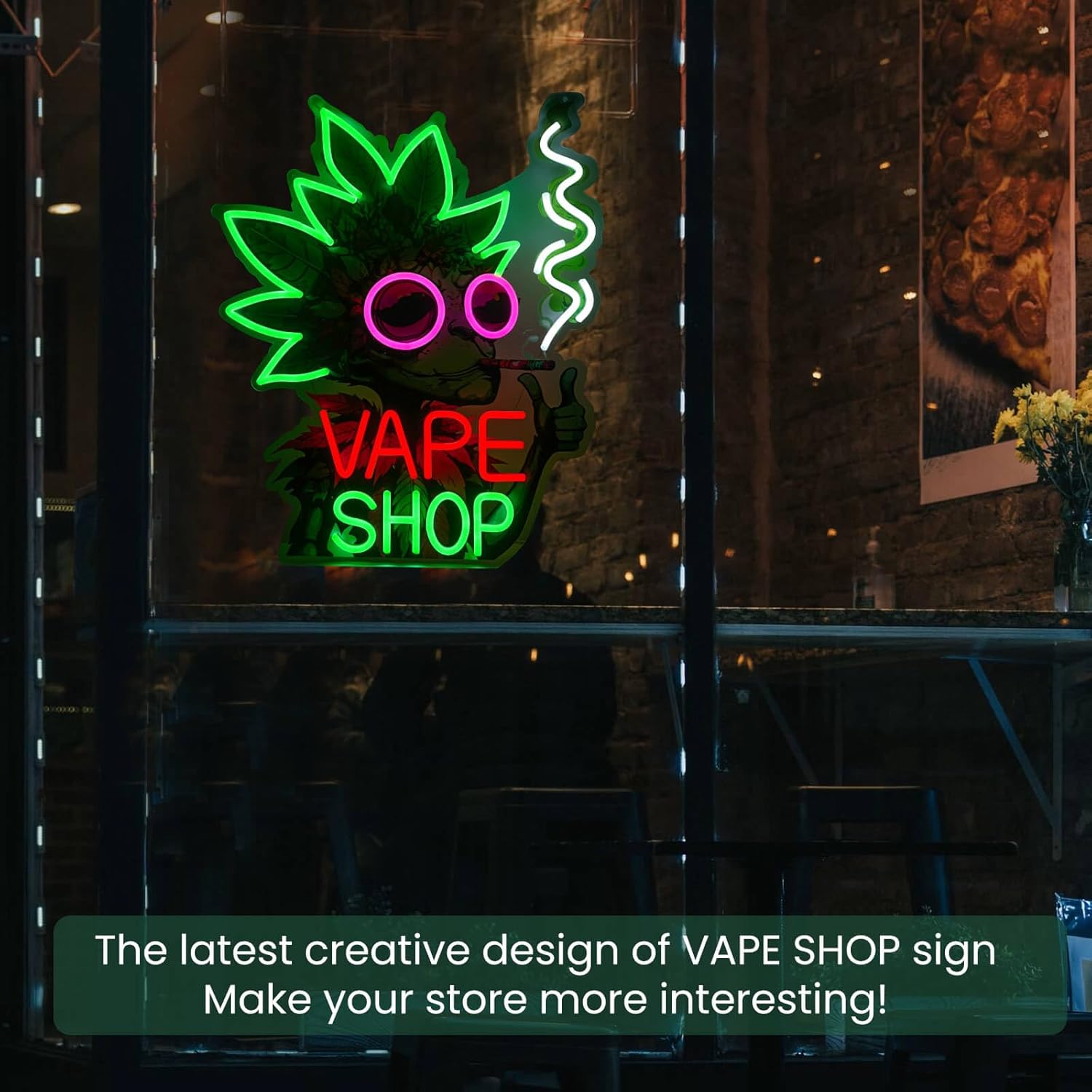 VAPE SHOP Neon Sign Business A - Vaping Store recensione e prezzo