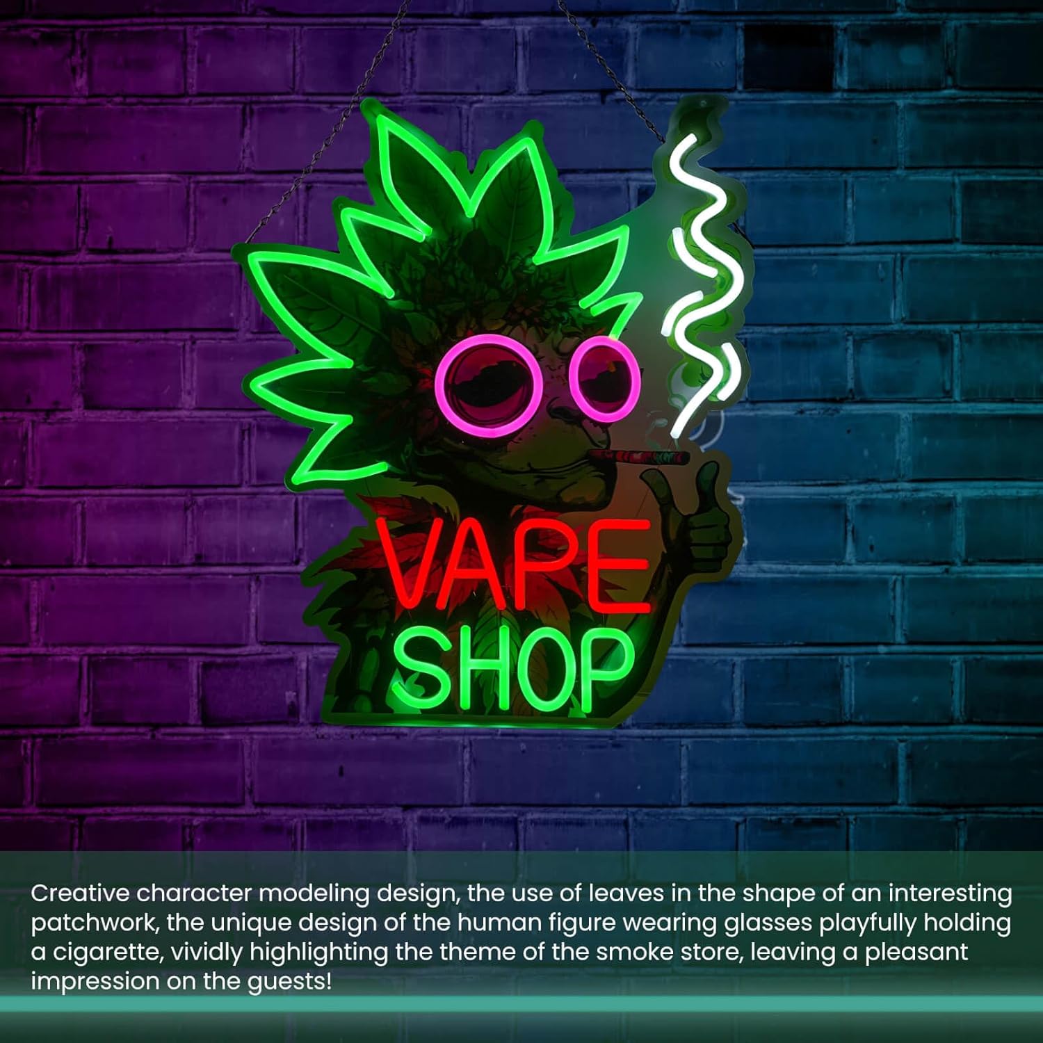 VAPE SHOP Neon Sign Business A - Vaping Store recensione e prezzo