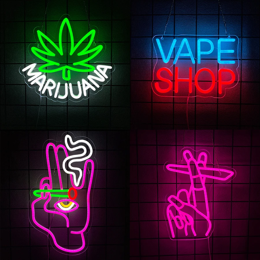 Vape Shop Neon Sign For Wall D - Vaping Store recensione e prezzo