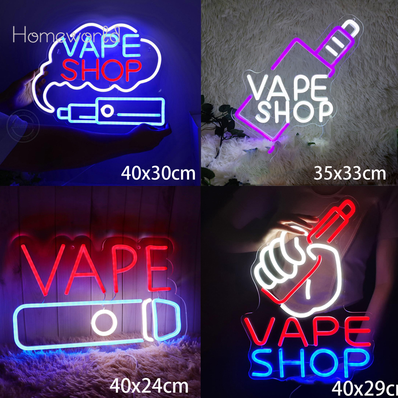 VAPE Shop Neon Sign for Smoke  - Vaping Store recensione e prezzo