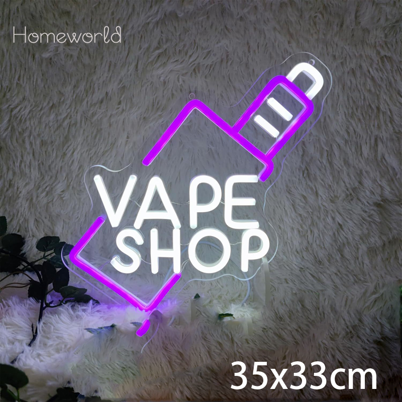 VAPE Shop Neon Sign for Smoke  - Vaping Store recensione e prezzo