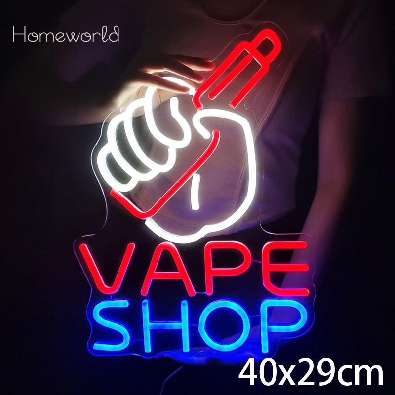 VAPE Shop Neon Sign for Smoke  - Vaping Store recensione e prezzo