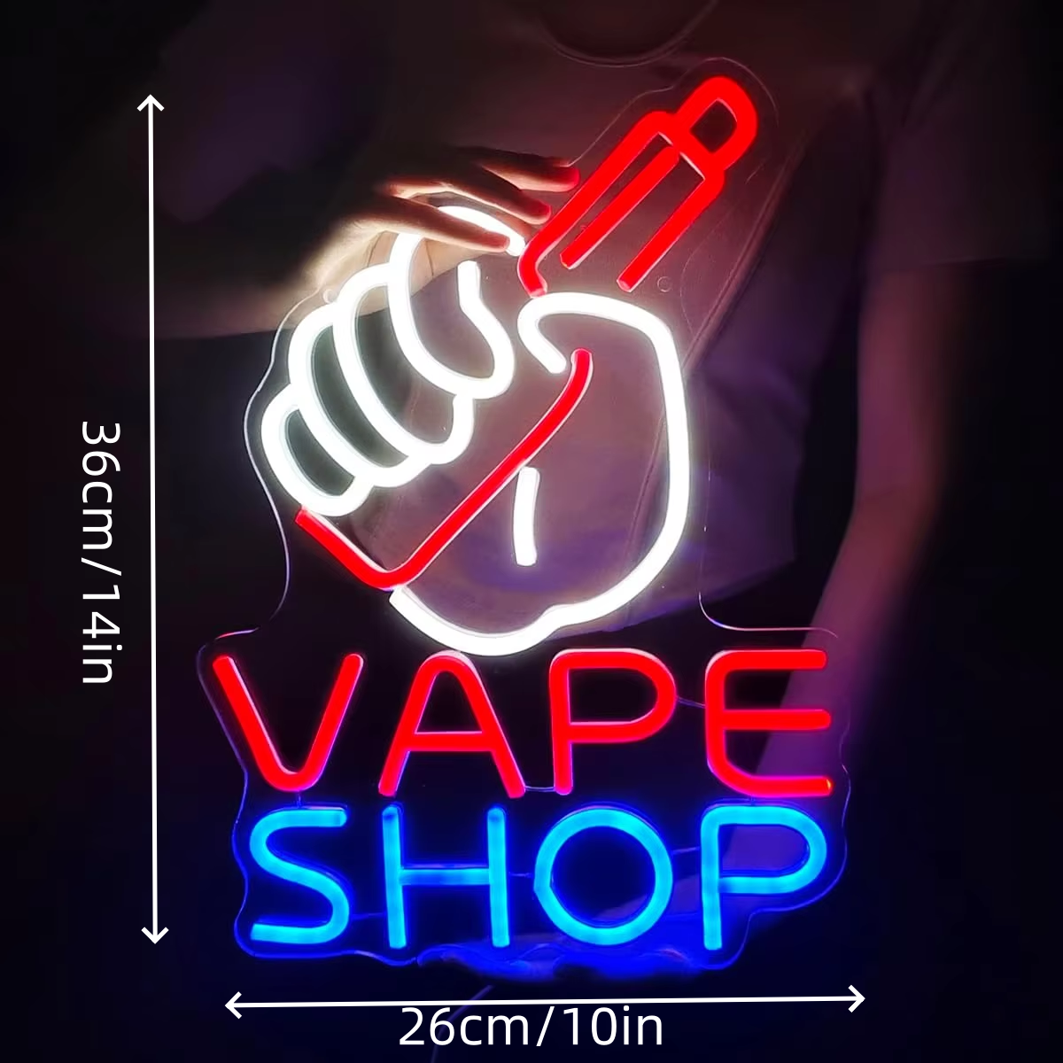 VAPE Shop Neon Sign for Smoke  - Vaping Store recensione e prezzo