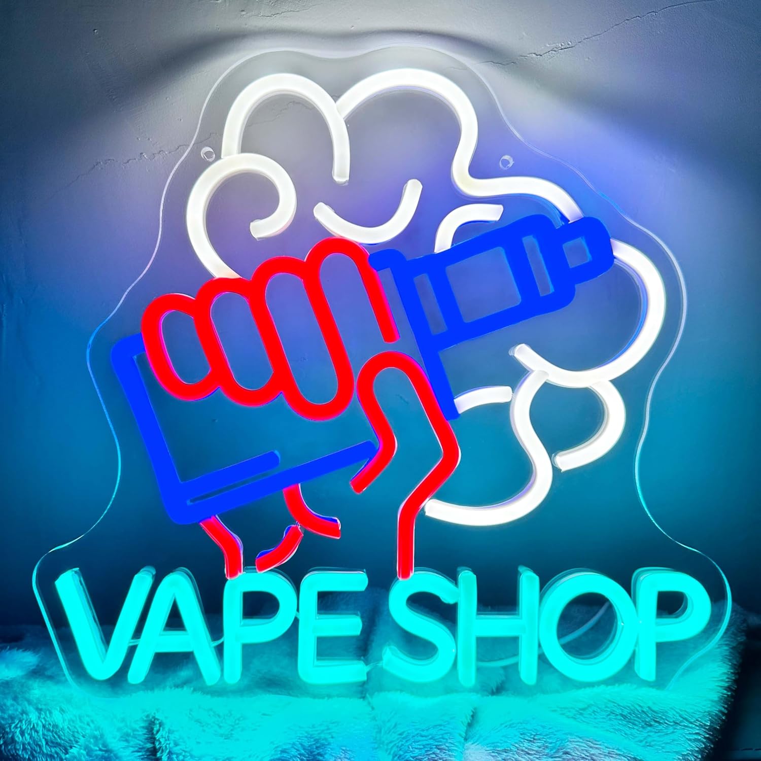 Vape Shop Neon Signs LED Neon  - Vaping Store recensione e prezzo