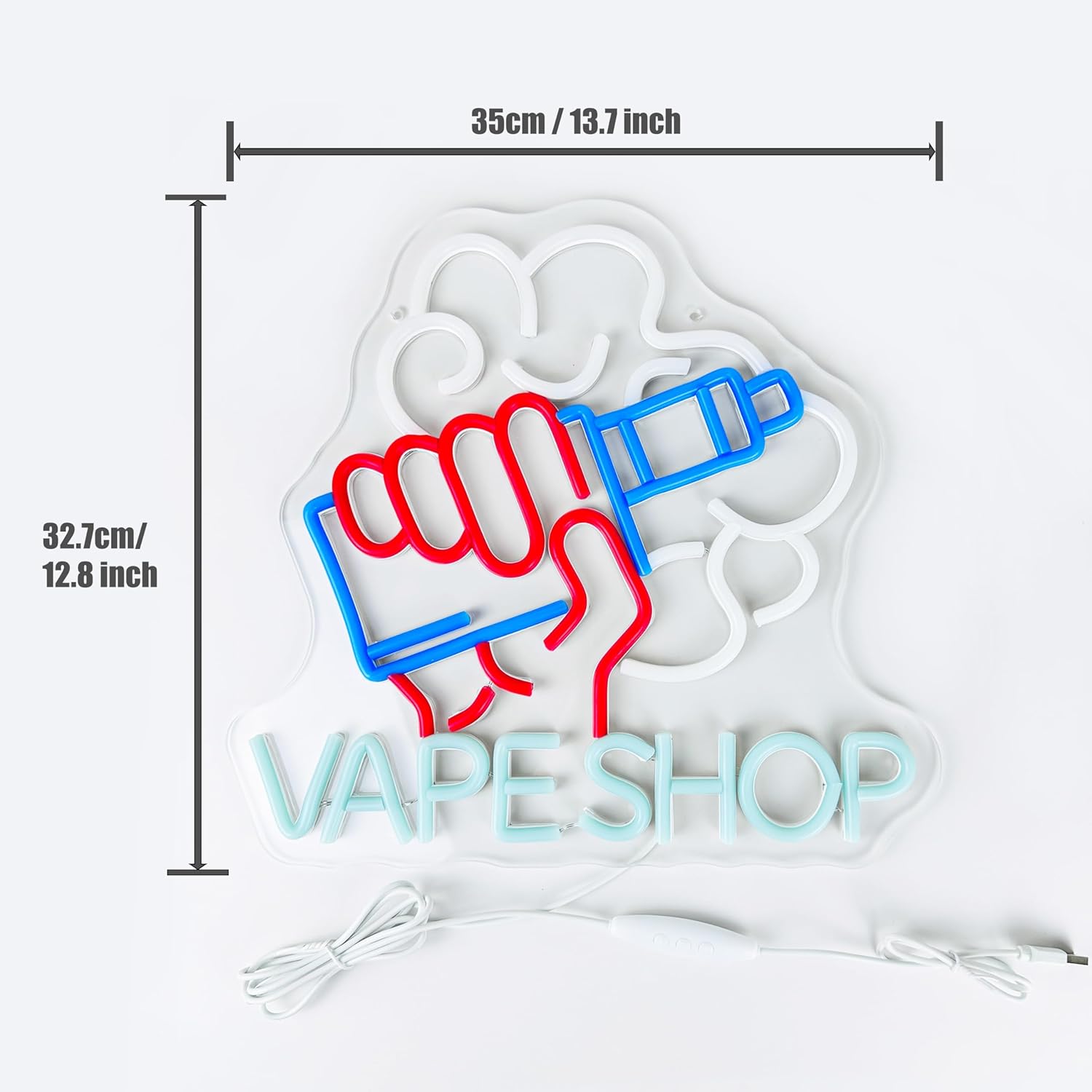 Vape Shop Neon Signs LED Neon  - Vaping Store recensione e prezzo