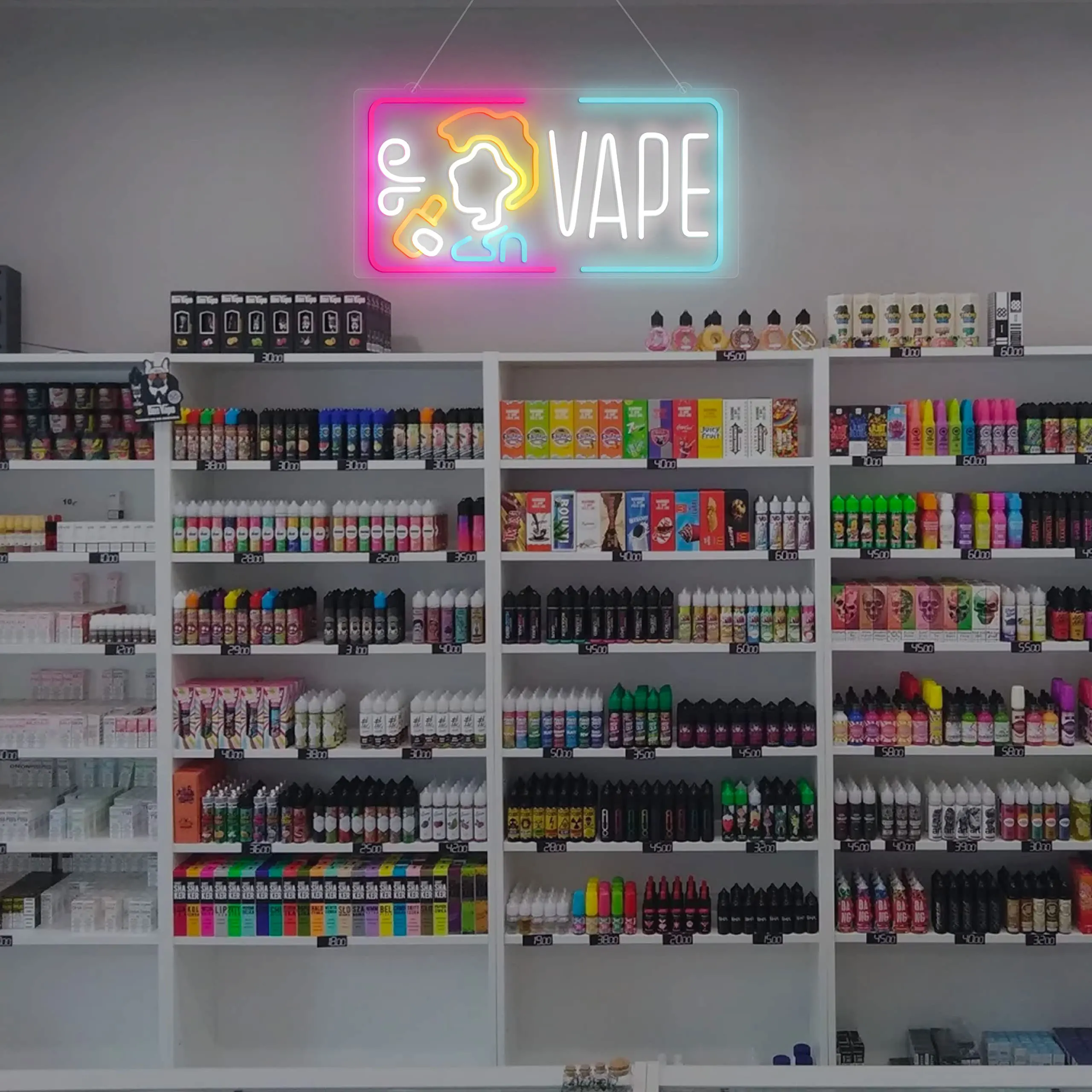 Vape Neon Sign Dimmable Smoke  - Vaping Store recensione e prezzo